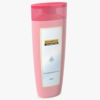 Shampoo Bottle Long Shape Pink 400ml