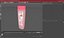 Champú Botella Forma Larga Rosa 400ml