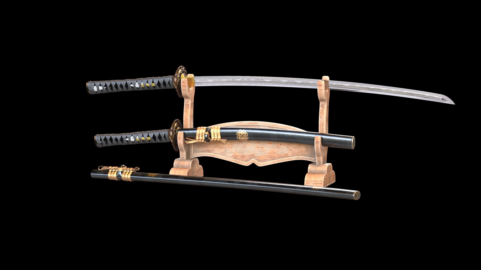 3D sword katana japanese https://p.turbosquid.com/ts-thumb/Cy/5Q3tu6/fg/turn0001/jpg/1612189344/1920x1080/fit_q87/d5cc5b5b59ddcf26723b1b27d822cdcca670cbb0/turn0001.jpg