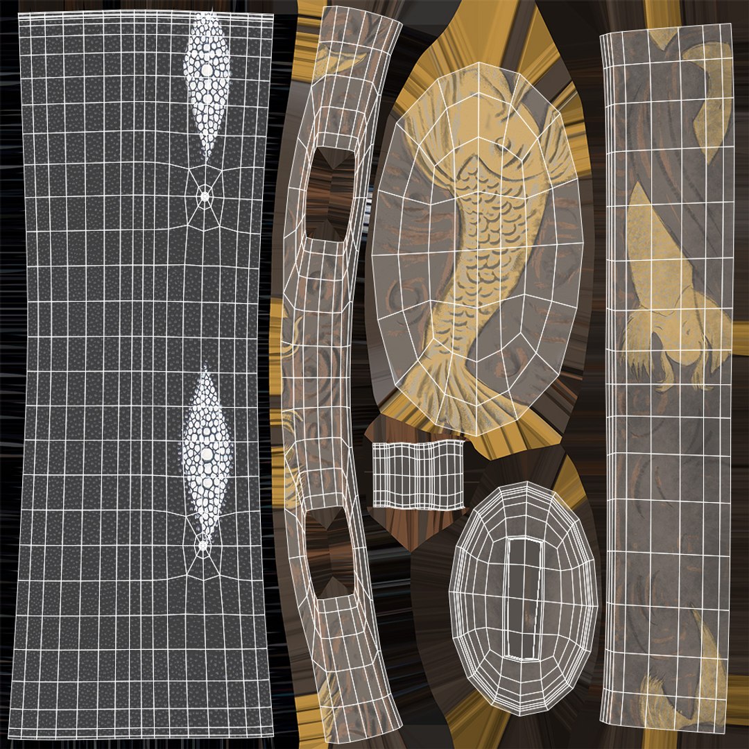 3D sword katana japanese https://p.turbosquid.com/ts-thumb/Cy/5Q3tu6/lv/tsuka.uvpng/jpg/1612189300/1920x1080/fit_q87/9486935412bc56c39b1bc0924ac18c21a2f6f8bc/tsuka.uvpng.jpg