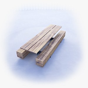 High-Quality - Garden Table 3D model