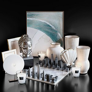 3D modern decor set