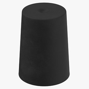 3D Rubber Plug Small Clean and Used 01 model