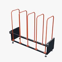 Vertical Panel Storage Rack 2150x610mm Configuration 08