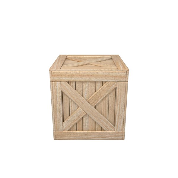 3D Wooden box model - TurboSquid 1726396