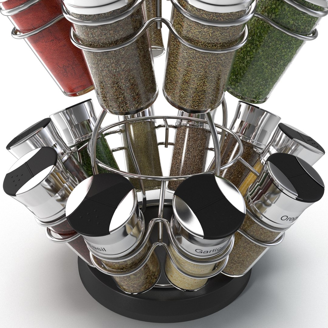 3d model spice rack