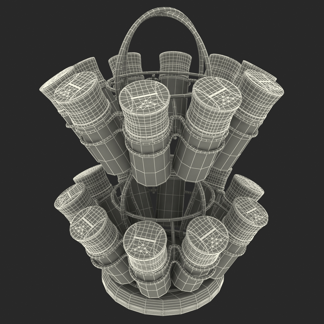 3d Model Spice Rack