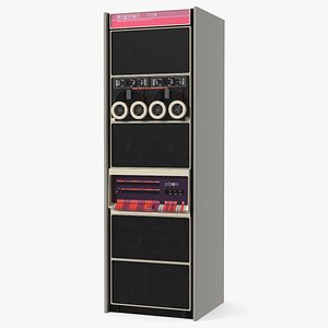 3D Retro Mini Computer DEC PDP 11 model