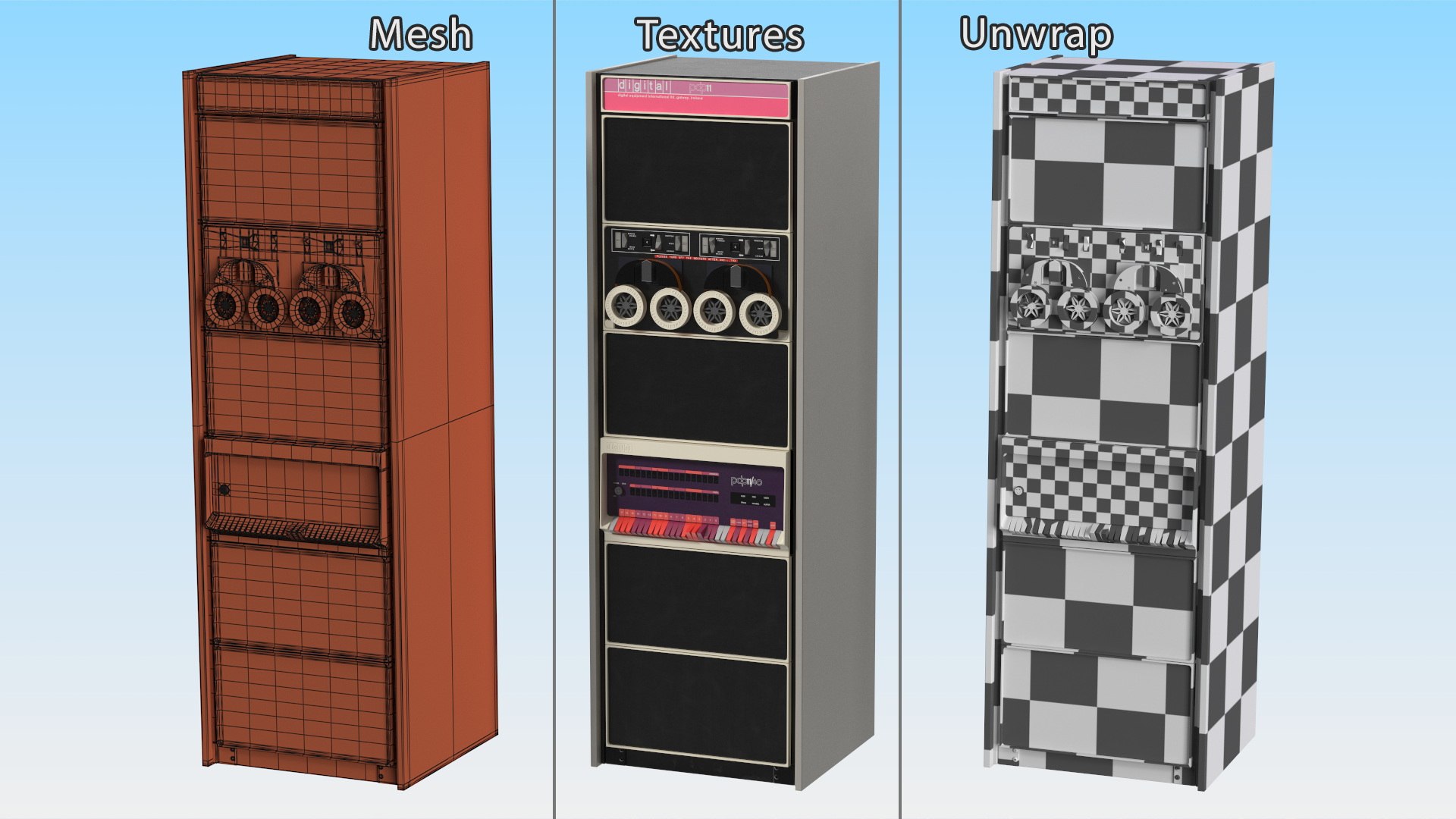 3D Retro Mini Computer DEC PDP 11 model https://p.turbosquid.com/ts-thumb/Cy/Phwx7Q/j8/retrominicomputerdecpdp11c4dmodel015/jpg/1724355946/1920x1080/fit_q87/11f48a9e68663e7d068d67ab87666e253ebb95d5/retrominicomputerdecpdp11c4dmodel015.jpg