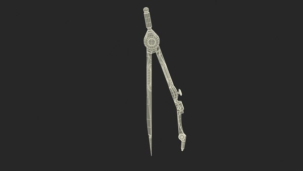 modelo 3d Compás de dibujo antiguo - TurboSquid 2284551