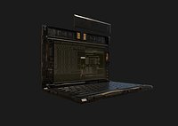 Hacker's Sci-Fi Laptop
