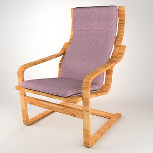 3D olive chair