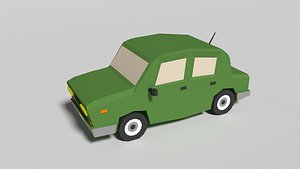 cartoon car 3D model