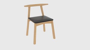 wooden toys japanese chair design 3D