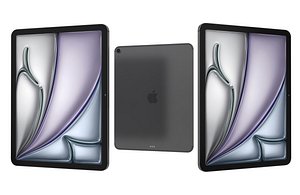 Apple iPad Air 13 2025 Space Gray Low Poly