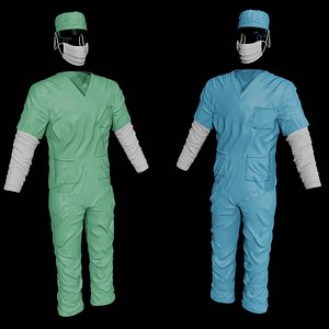Surgical Outfit 3D