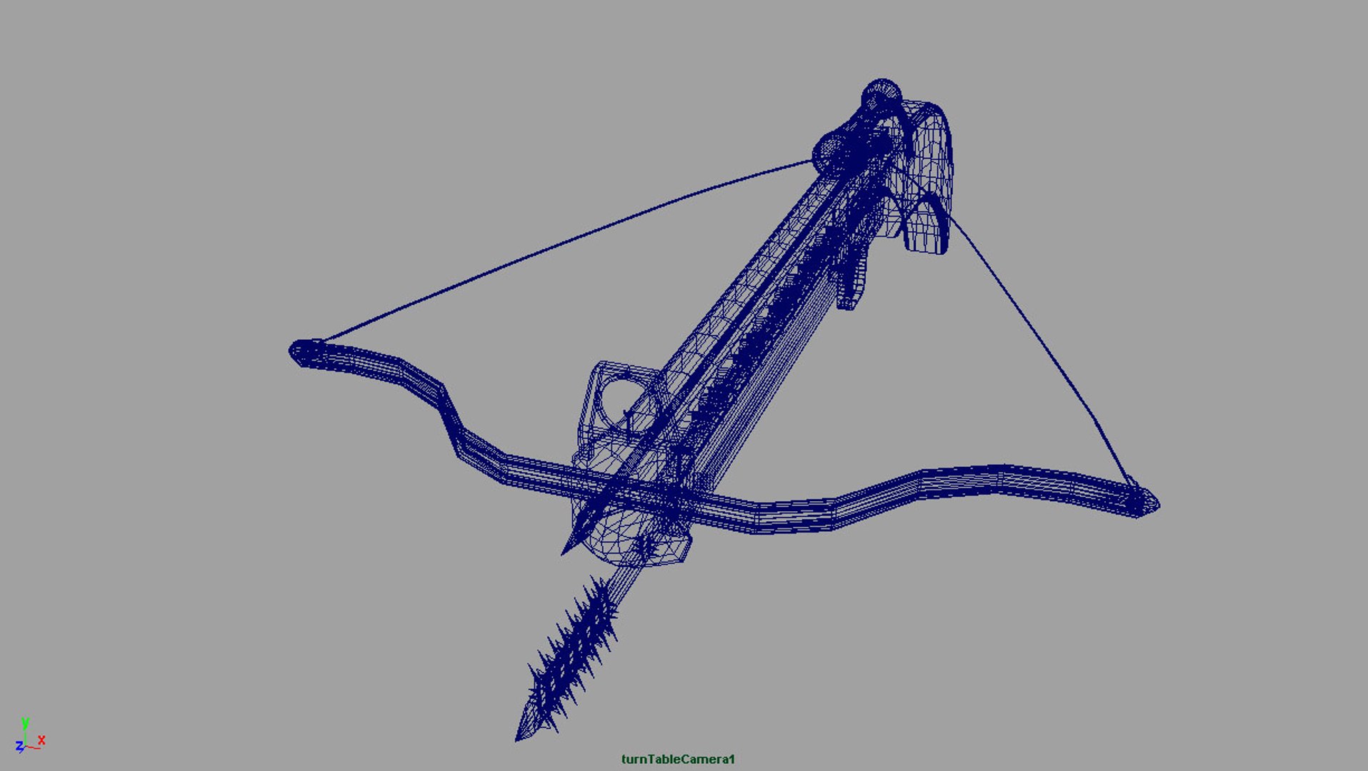 crossbow weapon fbx