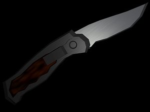 3d knife normal color