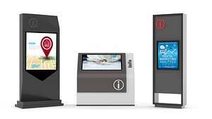 Electronic Kiosk Collection 3D model