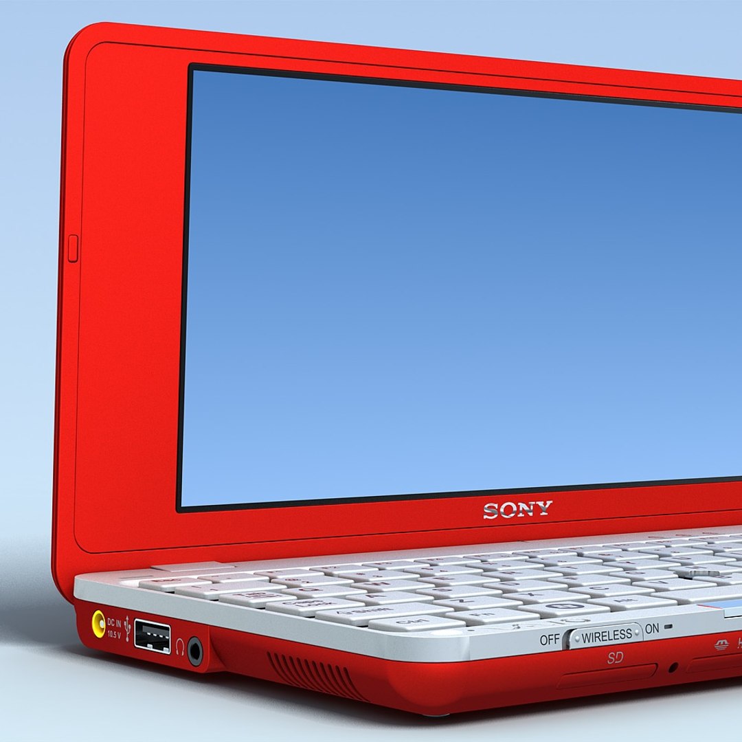3ds Max Notebook Sony Vaio P-series
