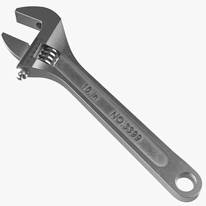 Detailed Adjustable Wrench