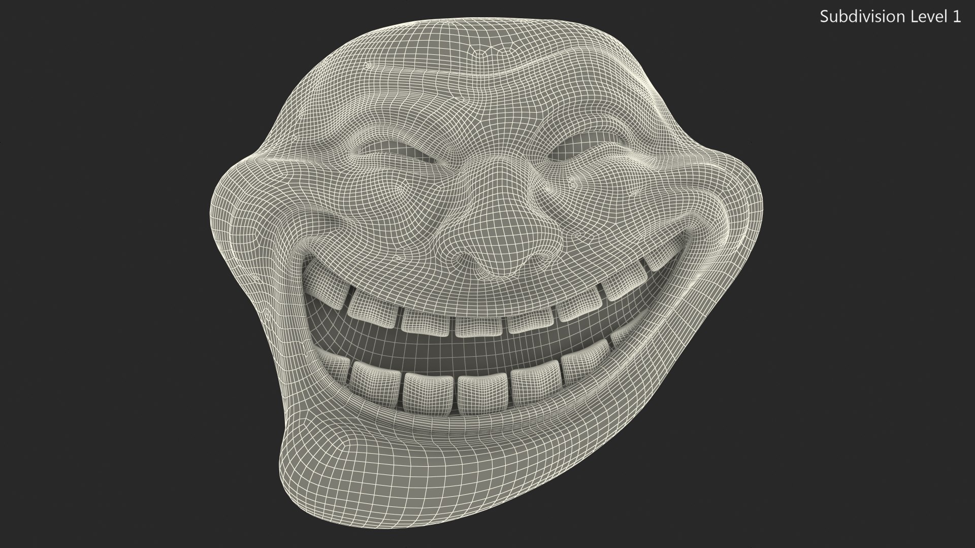 Trollface ~ 3D Model ~ Download #90872410