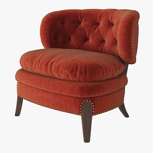 1stdibs Otto Schulz Cocktail Chair 1940s 3D model