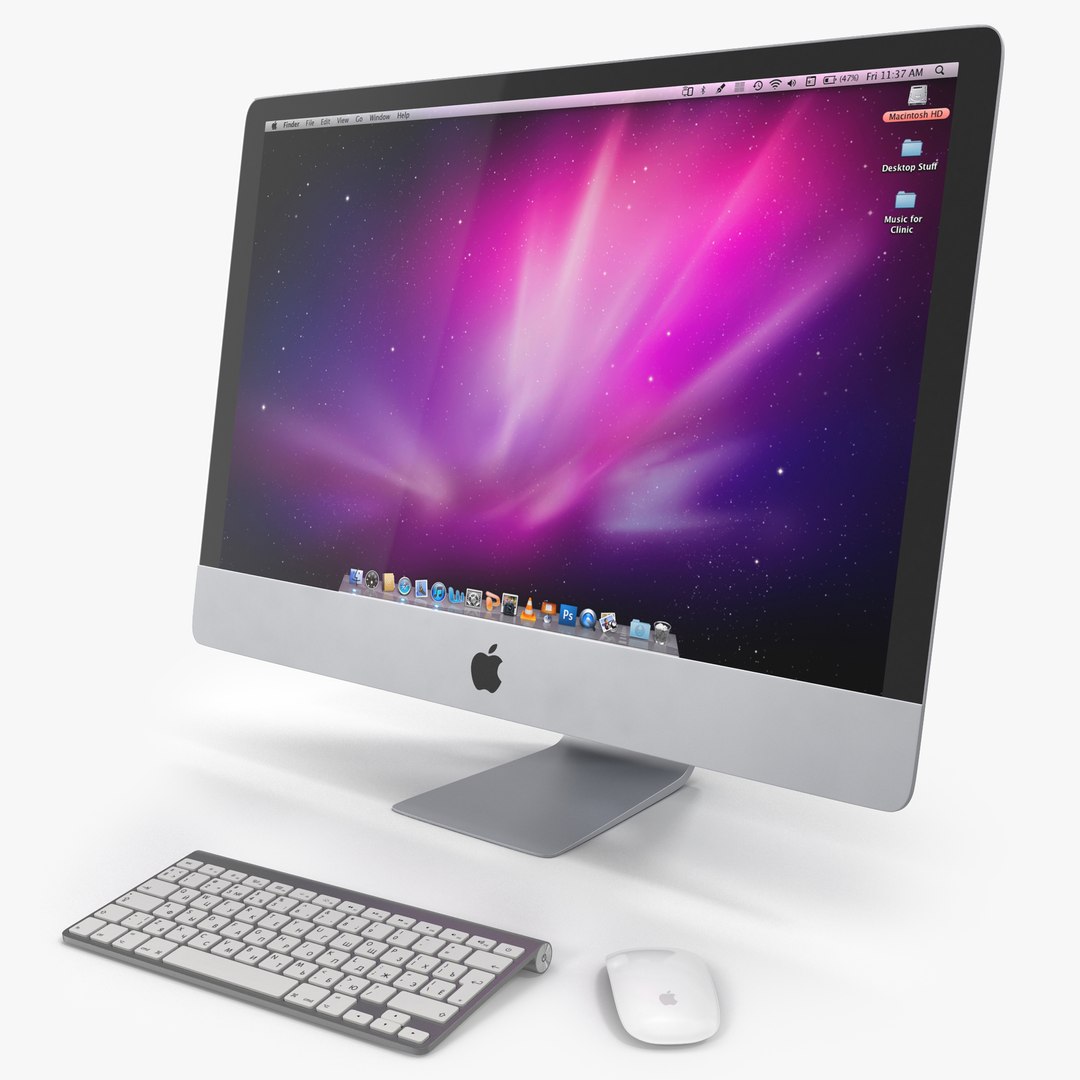 iMac with Retina 5K Display Collection 3D model preview