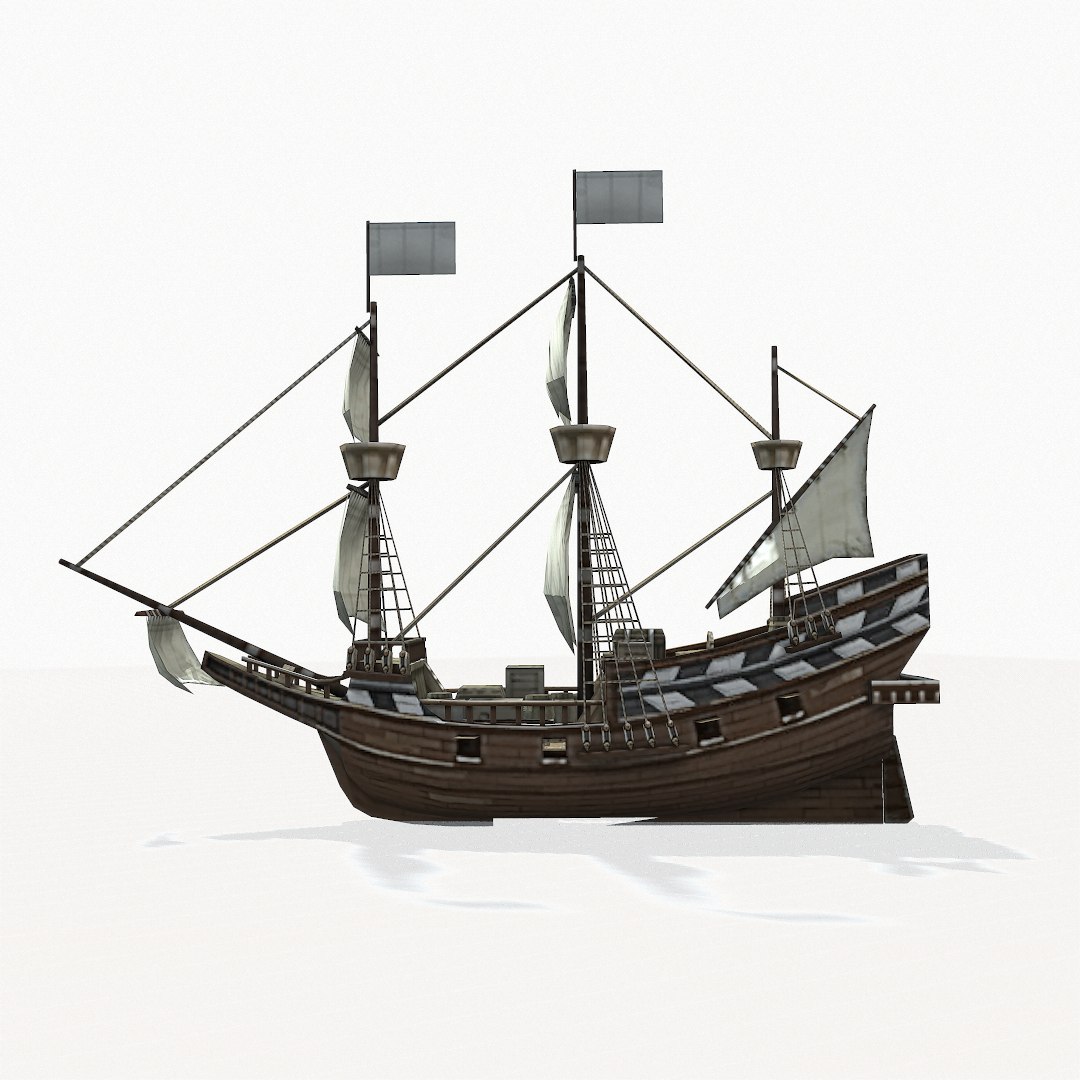medieval galleon 3ds