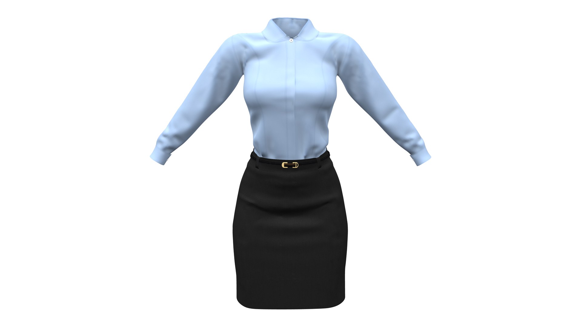 Formal 2025 skirt 3d