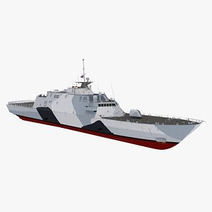 3D Littoral Combat Ship USS Freedom LCS-1 model