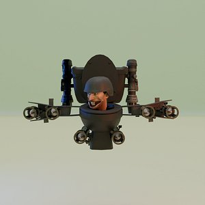 hexa skibidi 3D model