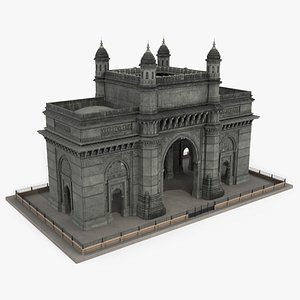 Colonial-Style Heritage Archway Building Dark