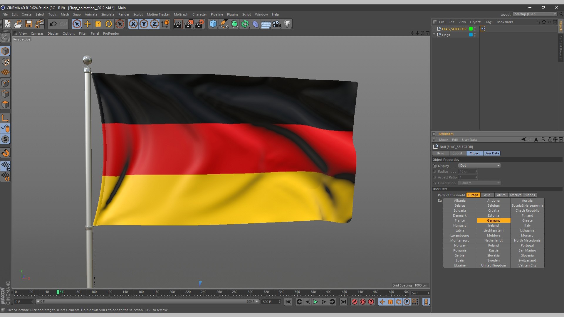 United Nations Flags 3D Model - TurboSquid 2334607