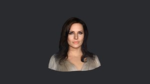 Lara Croft Angelina Jolie- Realistic bust head ready