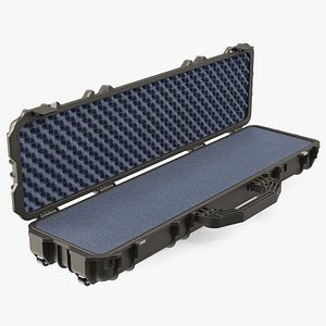 Open Waterproof Rifle Hard Case Black