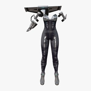 Sci-fi Armoured Suit Arm Armours Boots 3D model
