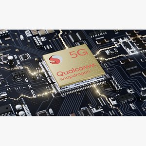 3D CPU CONCEPT Chip Core model