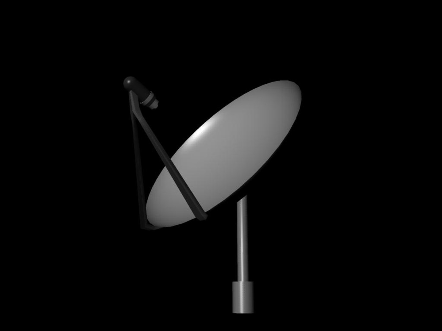 3d Satellite Dish