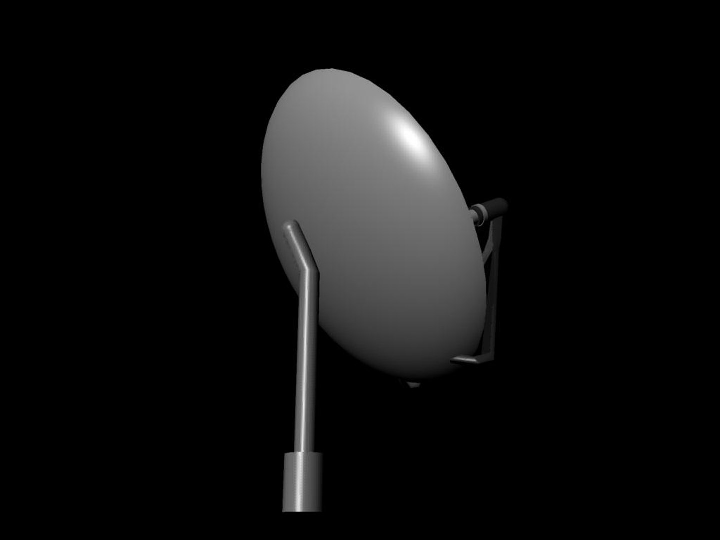 3d Satellite Dish