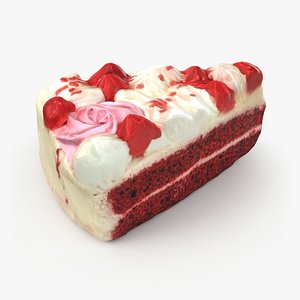 3D Red Velvet Cake - Photo Scan