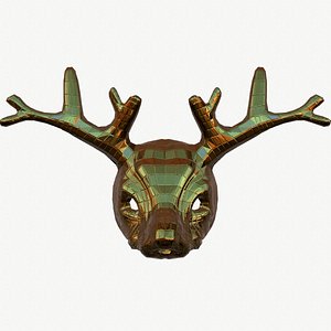 Squid game Deer mask VIP 3D model