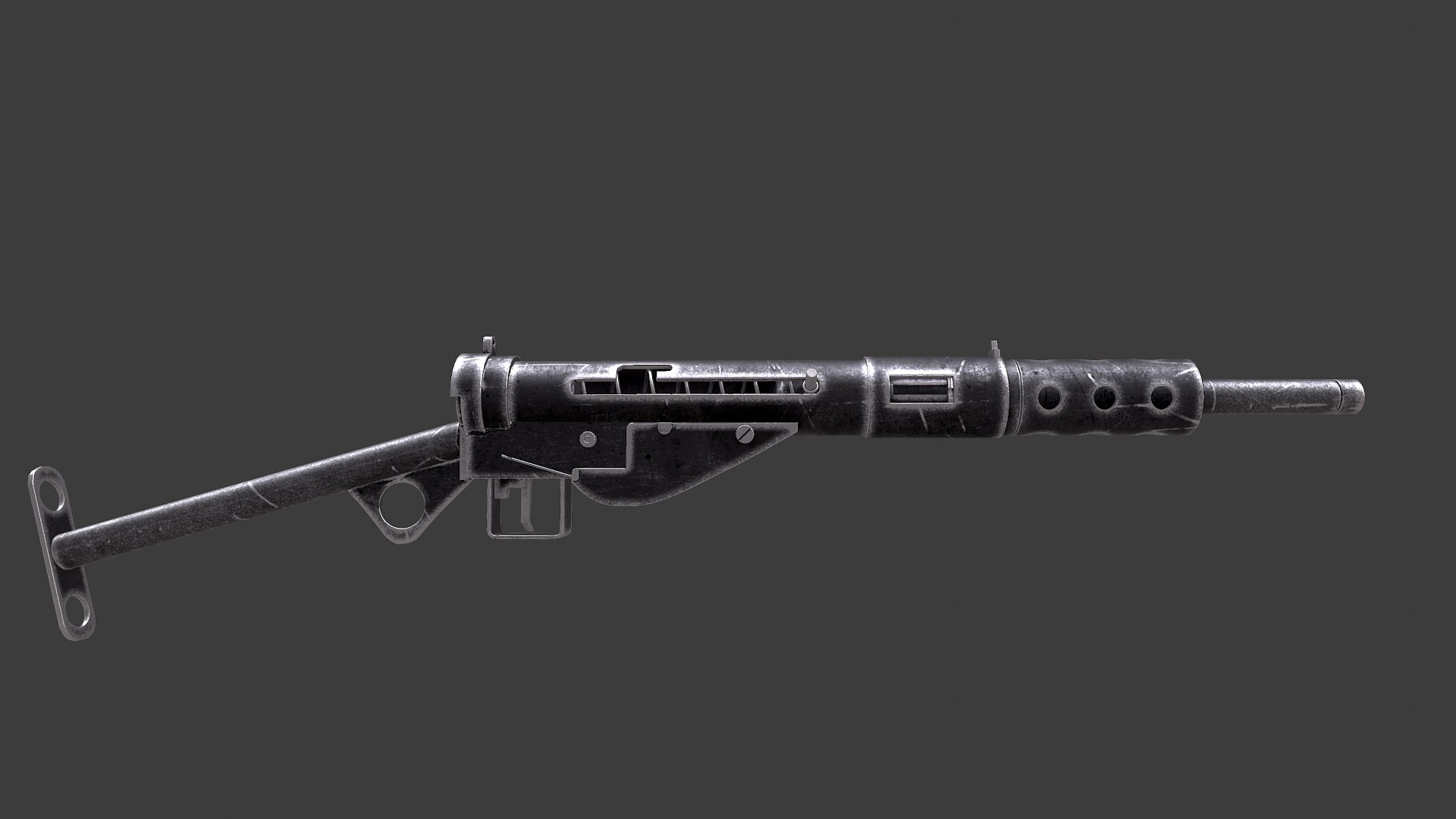 Free 3D Sten MK 2 - TurboSquid 1720629