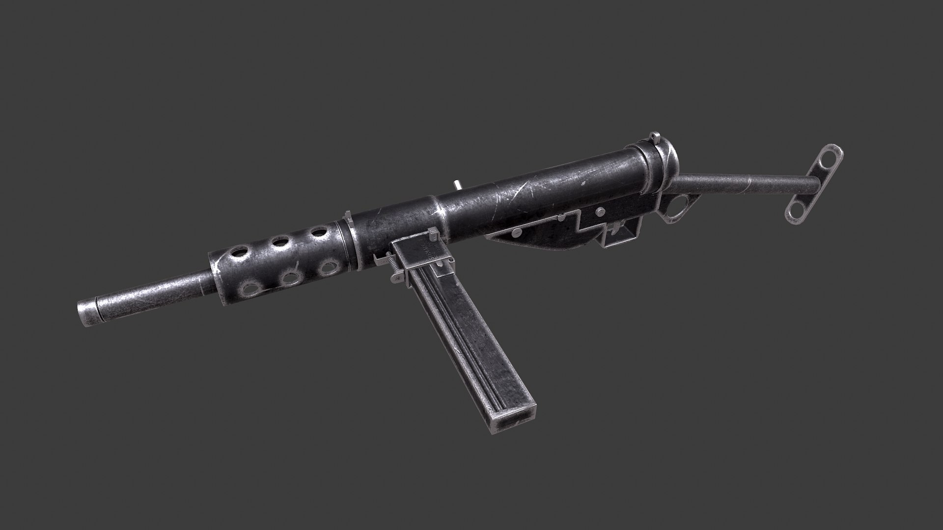 Free 3D Sten MK 2 - TurboSquid 1720629