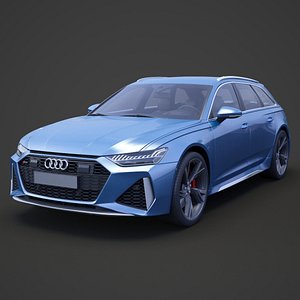 Audi RS6 C8 Avant 2019 3D model