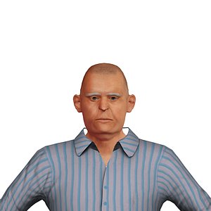 old man 3D model