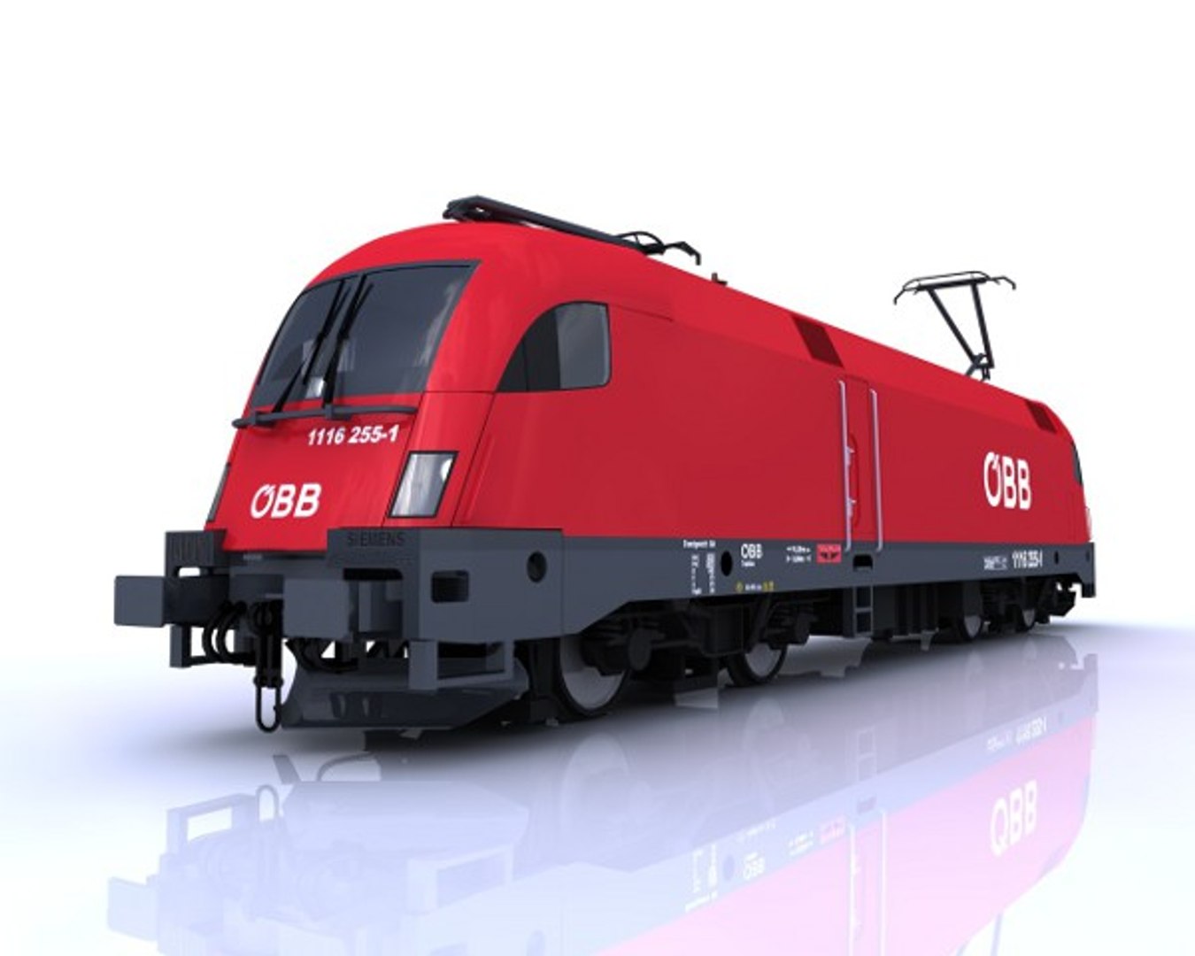 3d Model Taurus Train Engine Öbb 3d Model Taurus Train Engine Öbb