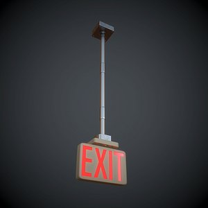 Hanging Exit Sign