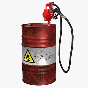 Oil Barrel 3D model