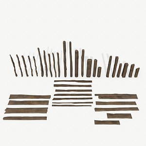 3D wooden models